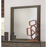 Vestavia Panel Mirror - Grey/Dark Brown